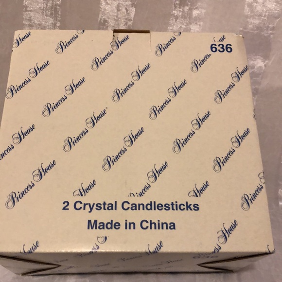 Princess House Crystal Candlesticks - Picture 7 of 7